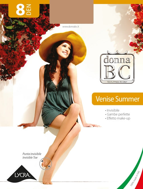 Collant velatissimi invisibili donna BC venise summer 8 denari 3 paia