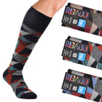 Calze uomo lunghe caldo cotone Enrico Coveri color line 12C