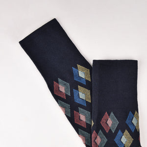 Calze Enrico Coveri caldo cotone lunghe Color line var. C 3 paia