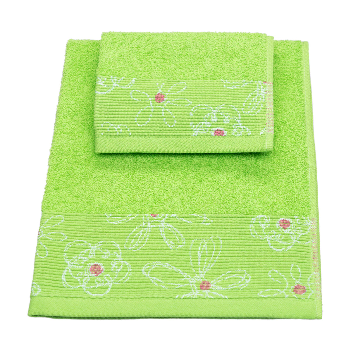 Vingi set asciugamani viso + ospite cotone Colors 