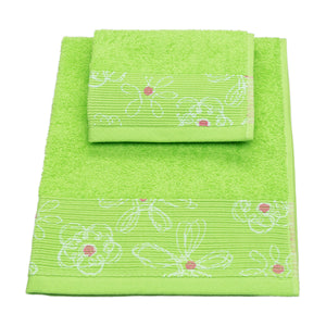 Vingi set asciugamani viso + ospite cotone Colors 