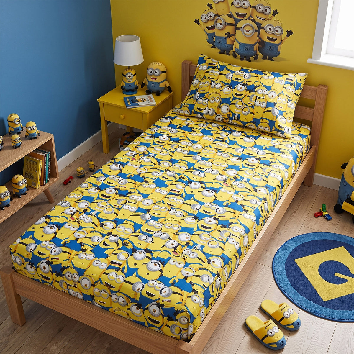 Completo letto singolo 100% cotone Hermet Minions