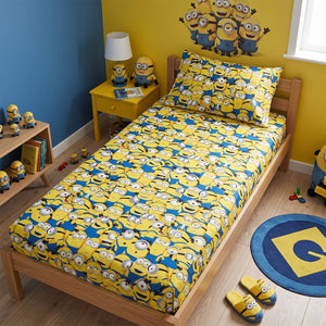 Completo letto singolo 100% cotone Hermet Minions