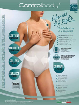 Body modellante senza cuciture sottoseno Controlbody 510184