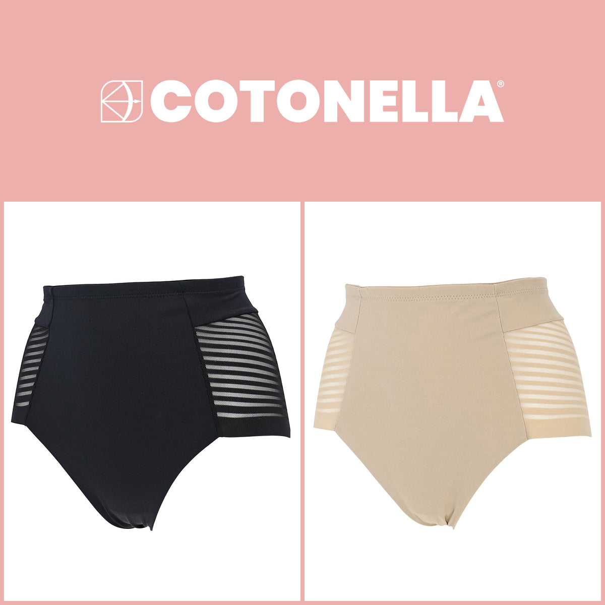 Guaina shaping Eterea tulle rigato Cotonella ADB21