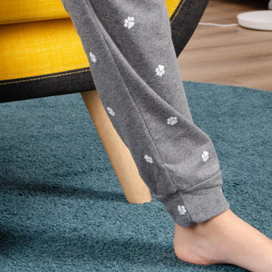 Pigiama donna con gatto Cotonella cotone interlock DDC44 grigio scuro