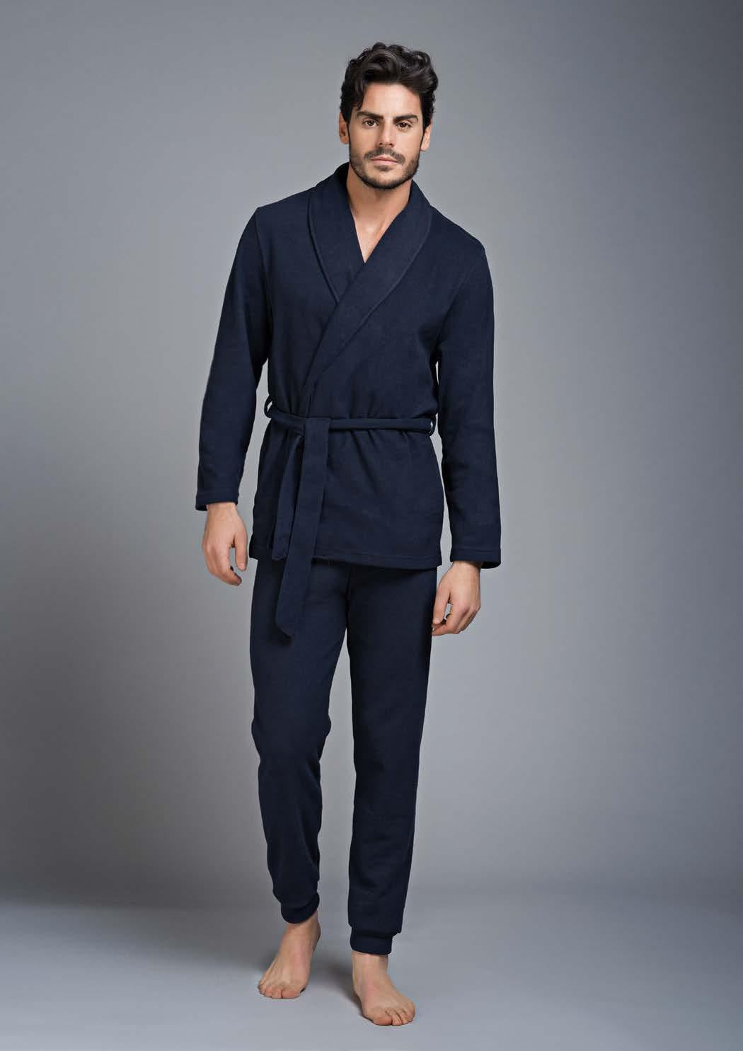 Vestaglia uomo Enrico Coveri ep5063 in punto milano blu