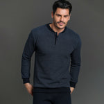 Pigiama uomo invernale Enrico Coveri EP2068 blu punto milano