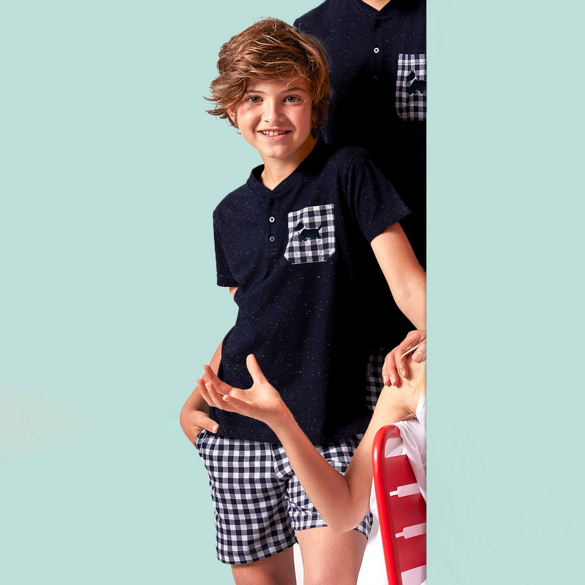 Pigiama bambino estivo Admas 55640 cotone navy