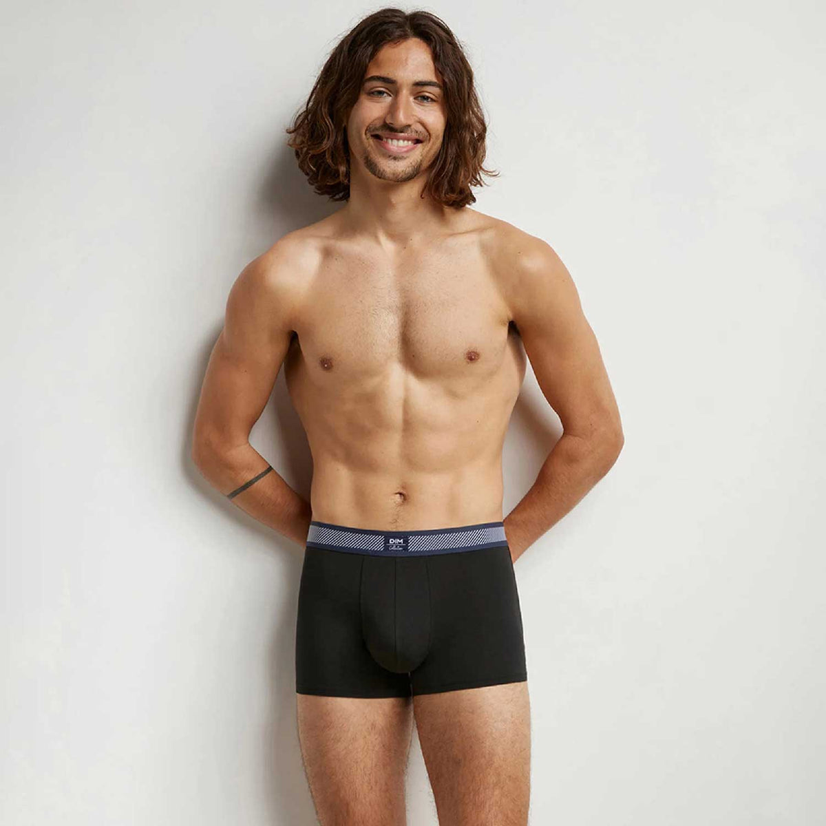 Boxer uomo in piqué di cotone modal Dim D0D31