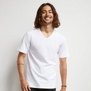 Maglia uomo Dim D0DAA collo a V cotone elasticizzato 2 pz