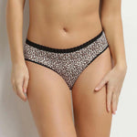 Slip da donna leopardato microfibra Dim D0DYC