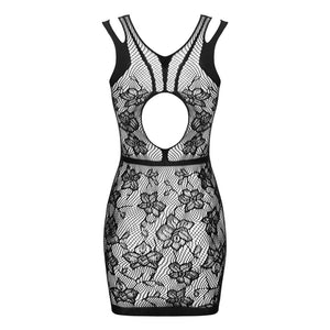 Vestito sexy corto Obsessive D239 a rete