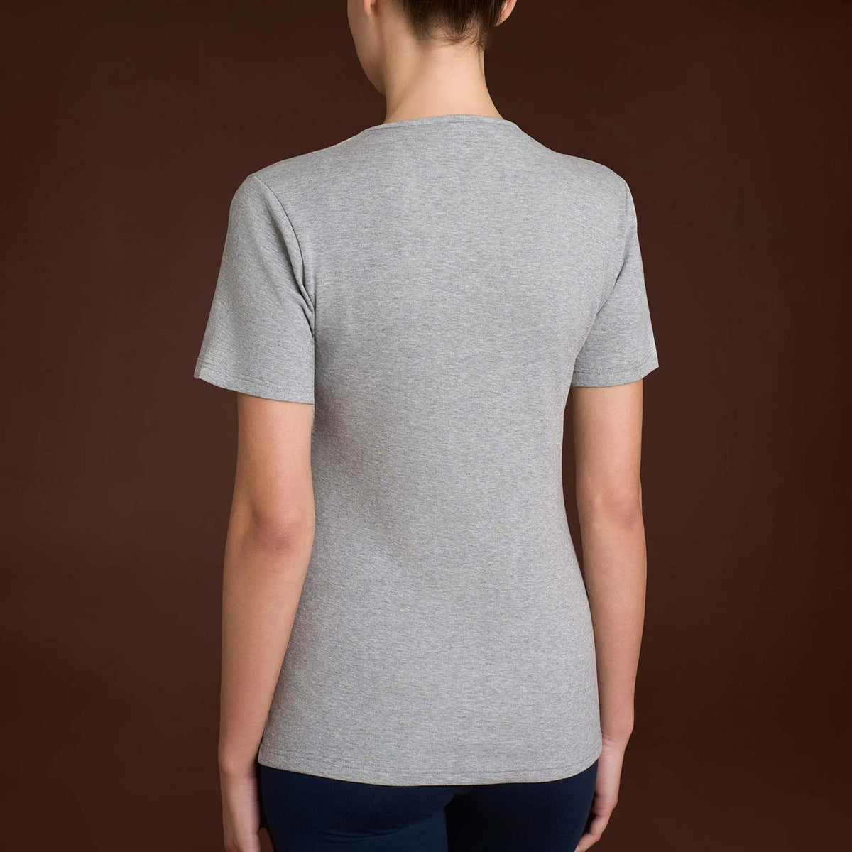 Maglietta donna con girocollo Thermo Cotton Ragno D274A7