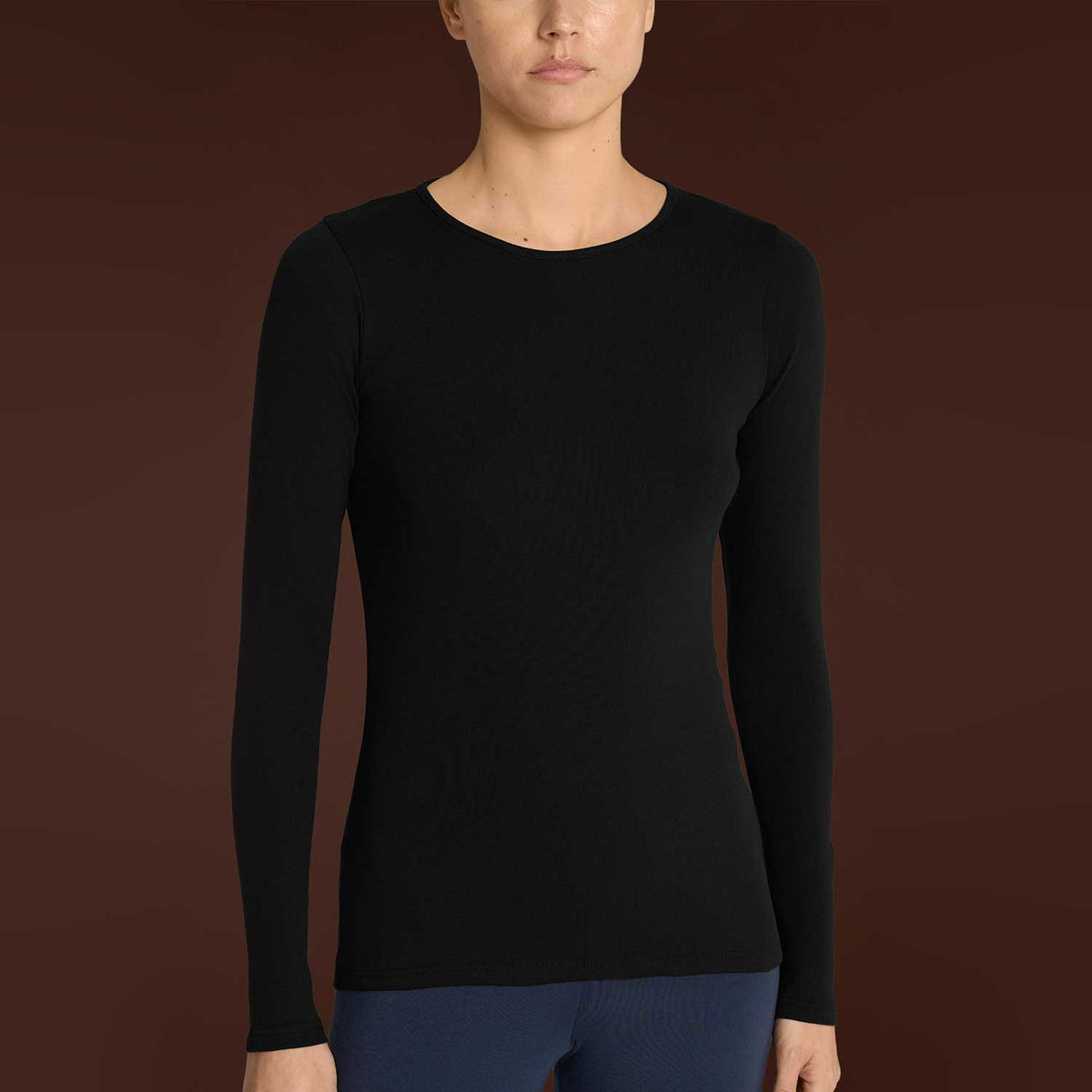 Maglia donna in ecocotton calda e soffice Ragno D274AB