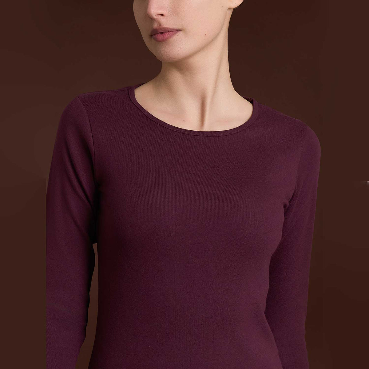 Maglia donna in ecocotton calda e soffice Ragno D274AB