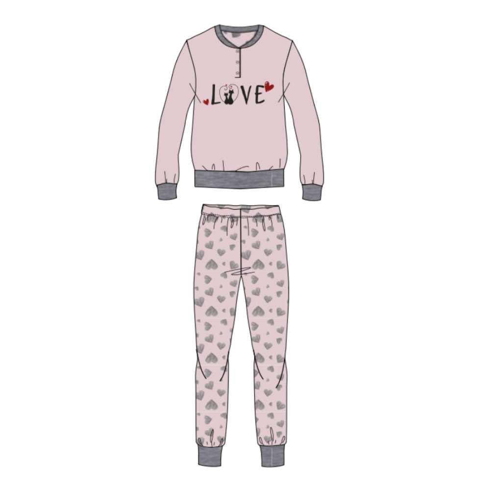 Pigiama donna Interlock Ambro D6004.23