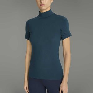 Maglia donna MC collo alto in ecoviscosa calda e morbida Ragno D794AY