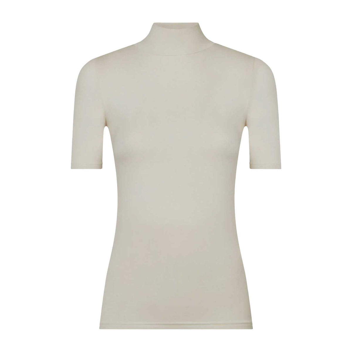 Maglia donna MC collo alto in ecoviscosa calda e morbida Ragno D794AY