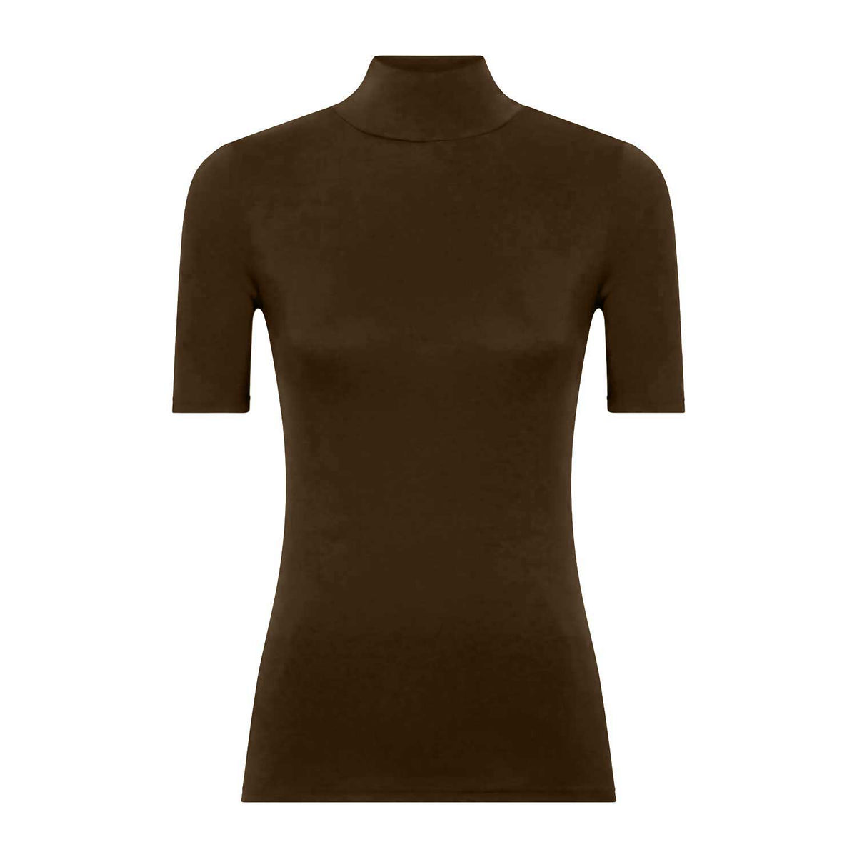 Maglia donna MC collo alto in ecoviscosa calda e morbida Ragno D794AY