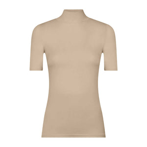 Maglia donna MC collo alto in ecoviscosa calda e morbida Ragno D794AY