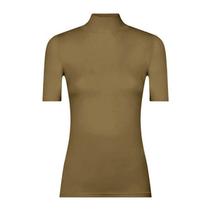Maglia donna MC collo alto in ecoviscosa calda e morbida Ragno D794AY