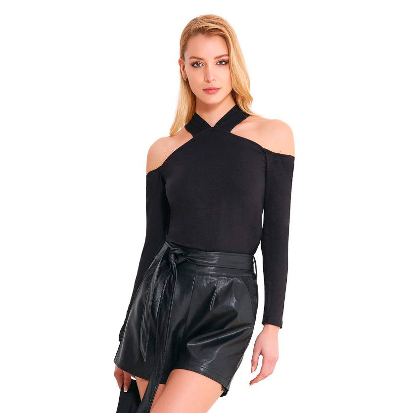 Maglia donna Rossoporpora DB855 con apertura sulle spalle