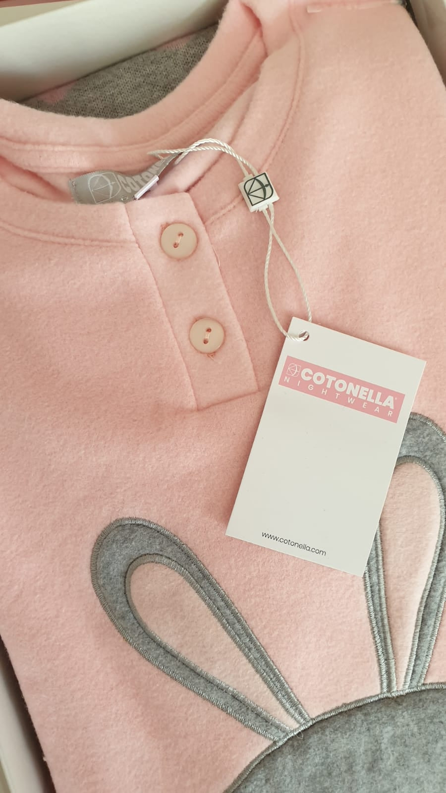 Pigiama donna Cotonella DDA00 punto milano coniglietto