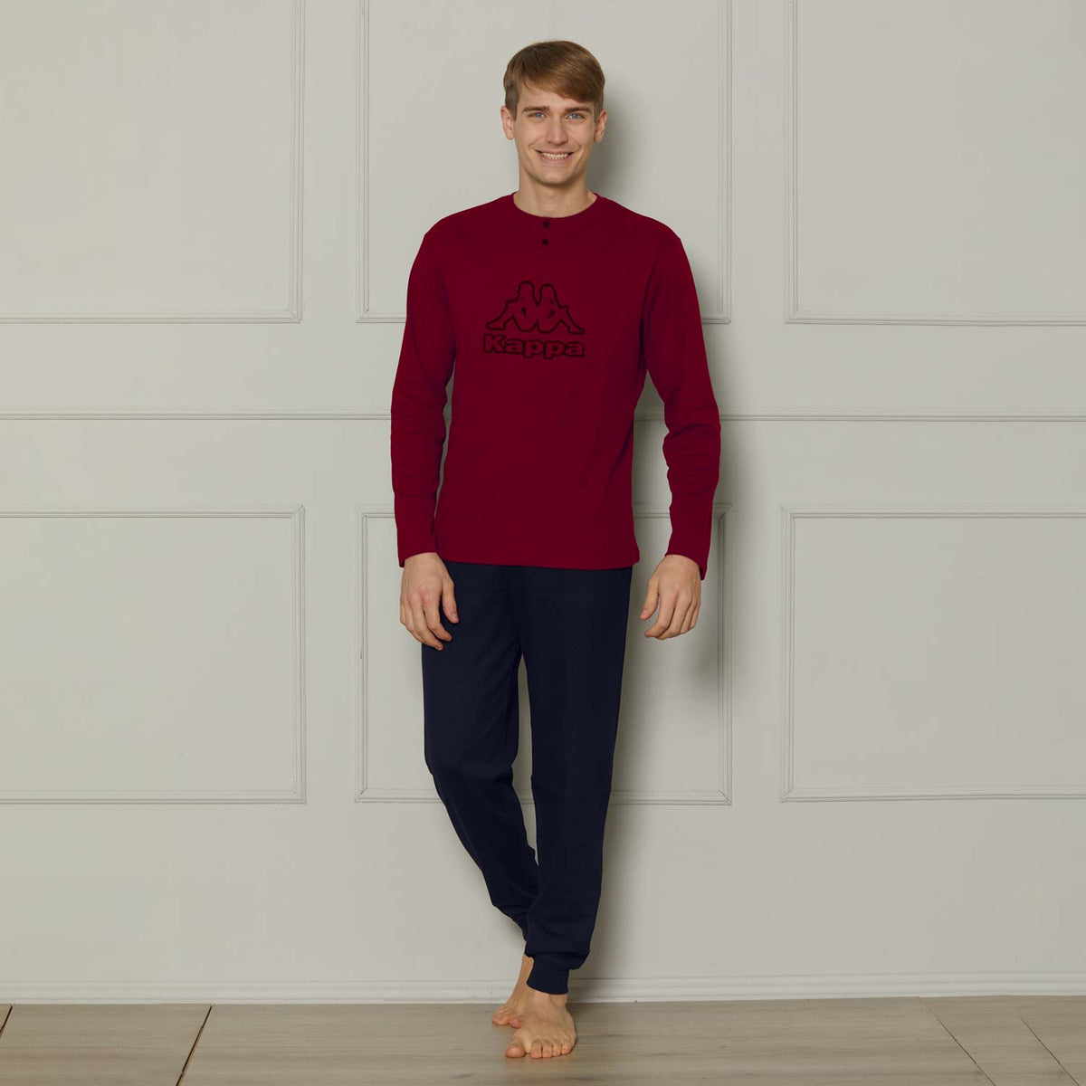Pigiama uomo caldo cotone Kappa KMW25003