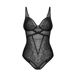 Body in pizzo con ferretto Obsessive Deina More teddy