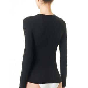 Maglia donna girocollo cashmere e modal Ragno DM03A9
