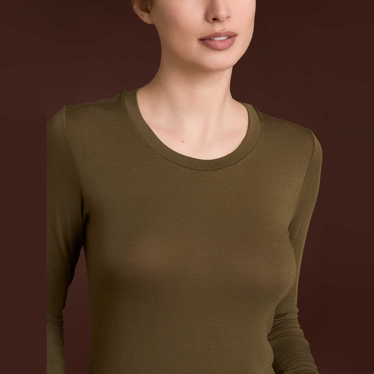 Maglia donna girocollo cashmere e modal Ragno DM03A9