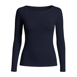 Maglia donna scollo a barca modal e cashmere Ragno DM03AB