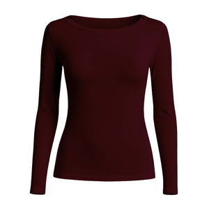 Maglia donna scollo a barca modal e cashmere Ragno DM03AB