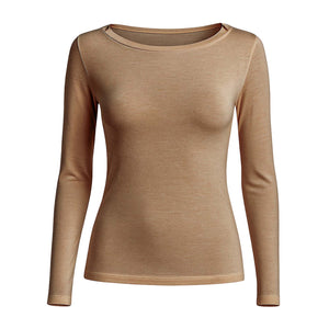Maglia donna scollo a barca modal e cashmere Ragno DM03AB