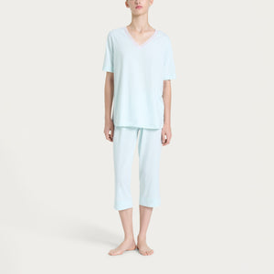 Pigiama Donna pantalone pinocchietto 100% cotone Ragno DP26NB