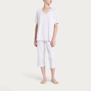 Pigiama Donna pantalone pinocchietto 100% cotone Ragno DP26NB