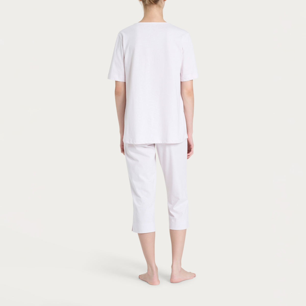 Pigiama Donna pantalone pinocchietto 100% cotone Ragno DP26NB