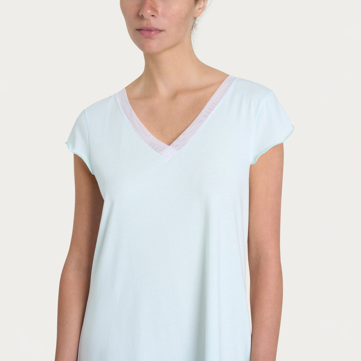 Camicia da Notte Donna 100% Cotone Ragno DP26NU 