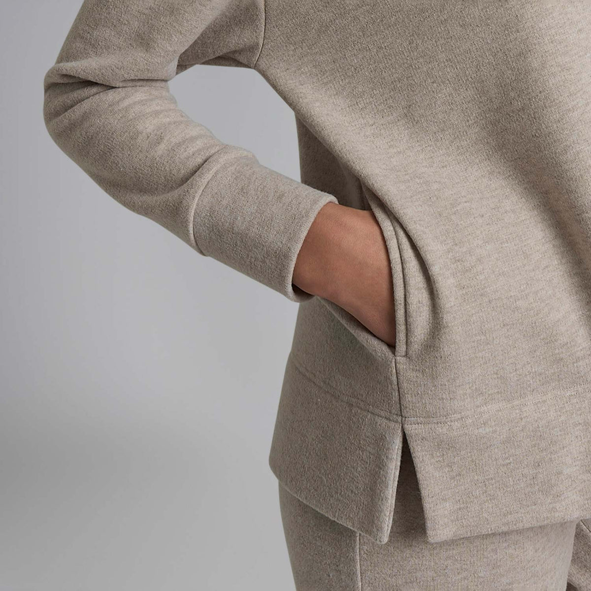 Pigiama donna giacca full zip cotton eco pile Ragno DR89NO