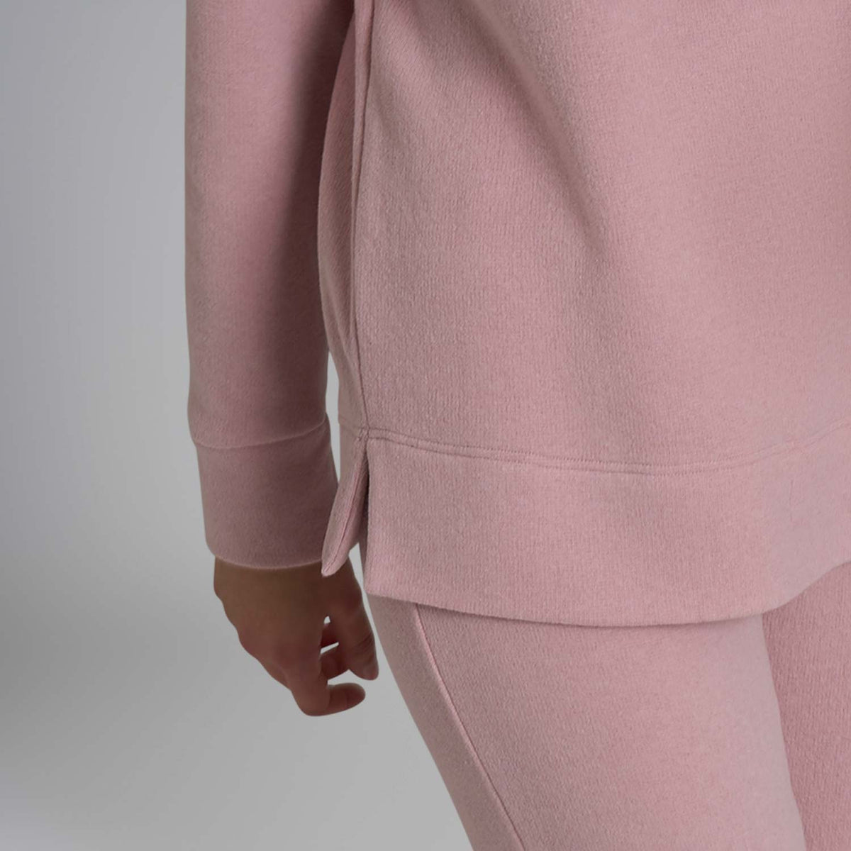 Pigiama donna collo a vulcano in cotton eco pile Ragno DR89NQ