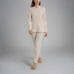Pigiama donna in caldo cotton eco pile Ragno DR90N2