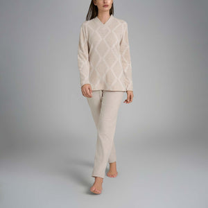 Pigiama donna in caldo cotton eco pile Ragno DR90N2