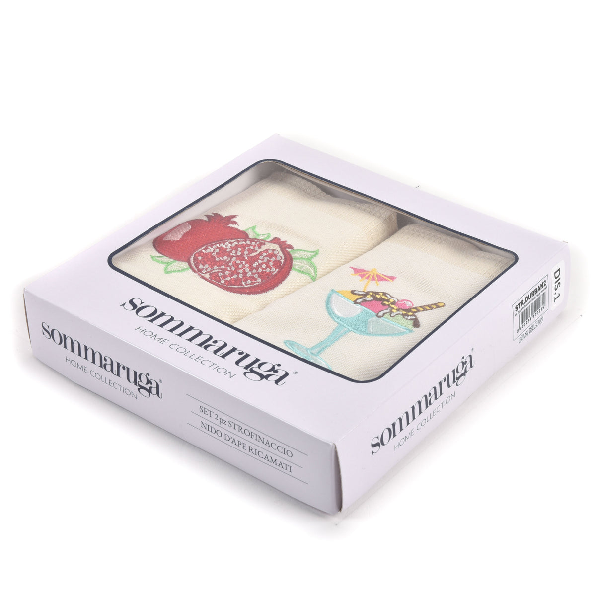 Strofinacci idea regalo Sommaruga Home collection 2 pz gelato frutta 1