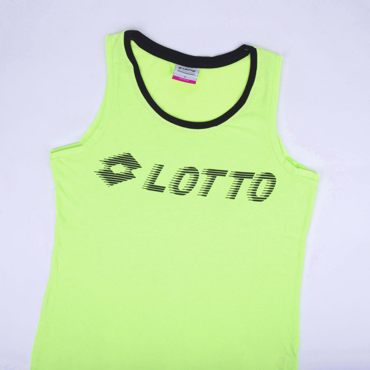 Pigiama donna Lotto LP2052 spalla larga cotone lime