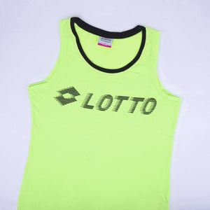 Pigiama donna Lotto LP2052 spalla larga cotone lime