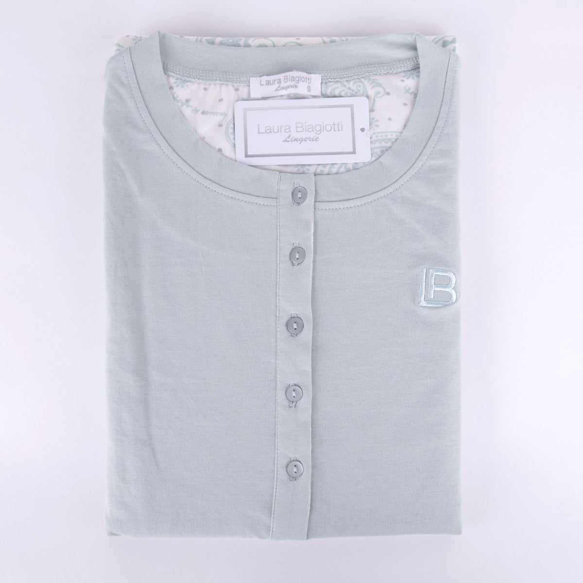 Pigiama Donna Laura Biagiotti 96402 lungo color menta