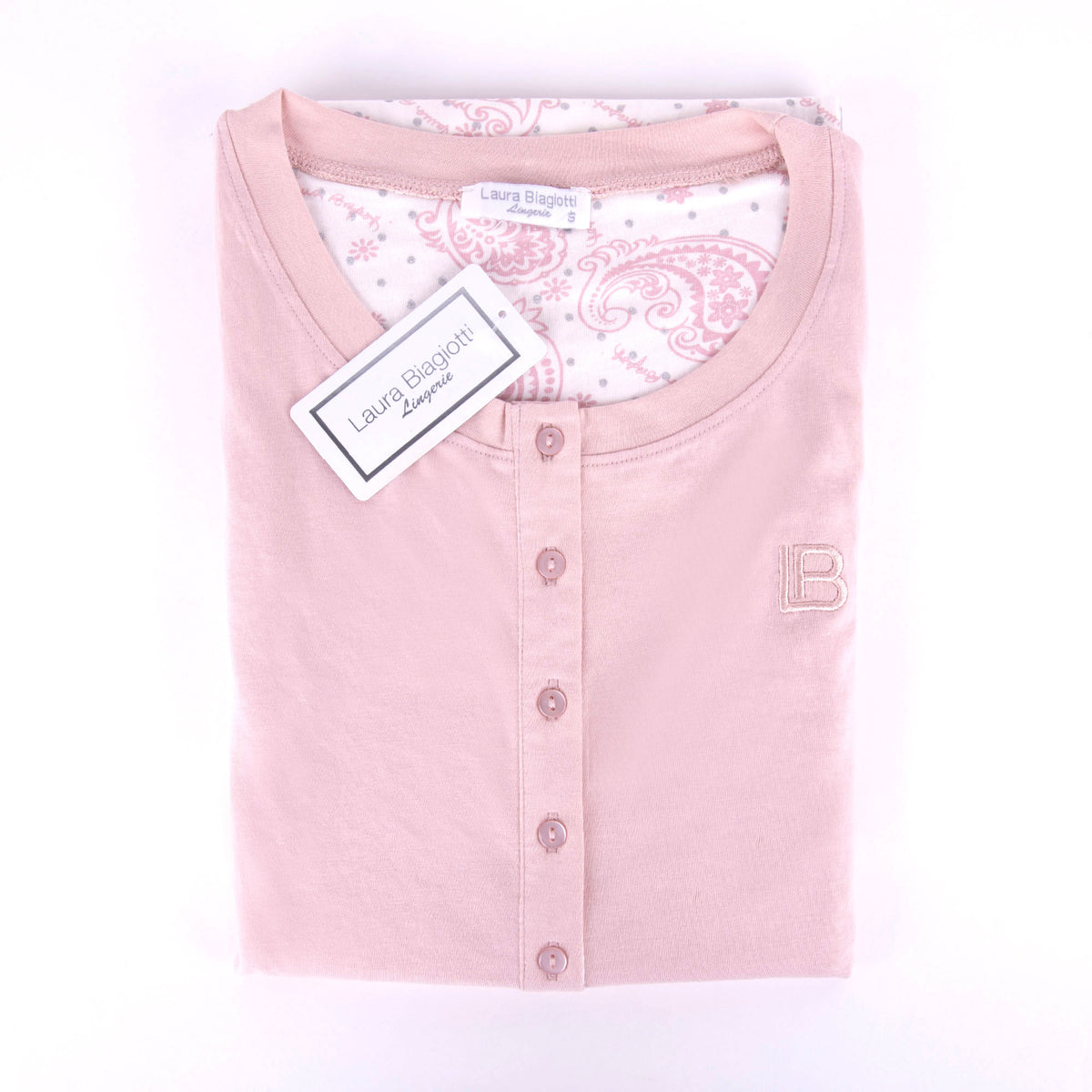 Pigiama Donna Laura Biagiotti 96402 lungo cipria
