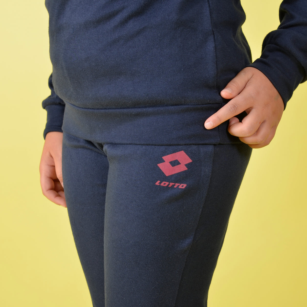 Pigiama bambina ragazza Lotto LP2061 caldo cotone blu