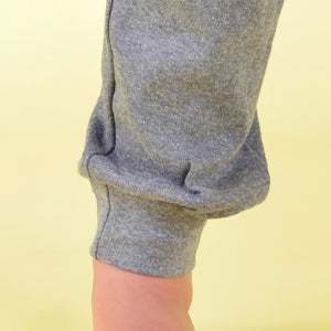 Pigiama bambina ragazza Lotto LP2061 caldo cotone grigio medio melange